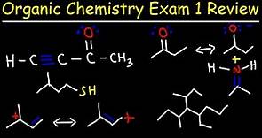 Organic Chemistry Exam 1 Review