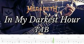 [TAB] In My Darkest Hour - Megadeth (Jackson J32 King V)