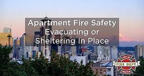 Apartment Fire Safety: Evacuating or Sheltering in Place (English)