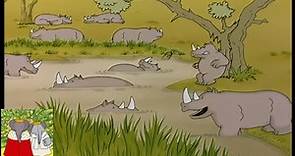The war with the rhinoceros - Babar, King of the Elephants