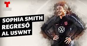 Sophia Smith sobre su regreso al USWNT: “Es bueno para recuperar confianza” | Telemundo Deportes
