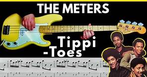 The Meters - Tippi-Toes [1970] | BASS Cover | Notation + TABS
