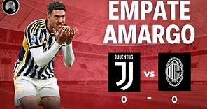 Empate Amargo #JuveMilan - #Juventus Sigue Fallando