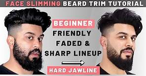 How to Trim your Beard Like a Pro | Beard Fade and Sharpest Line up (Beginner Friendly)