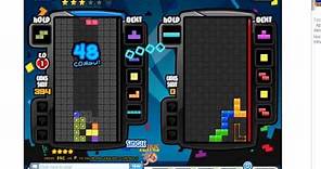 Tetris Battle: 105 combo - 626 lines - new Anniversary mode battle 2P II.