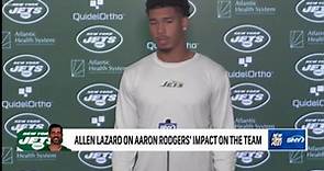 Allen Lazard commends the team's resilience & discusses the impact Aaron Rodgers' presence has