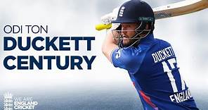 💯 Maiden ODI Hundred | Ben Duckett Hits 107 Not Out | England v Ireland