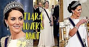 La princesa Catalina de Gales convierte en favorita la tiara Lover's Knot