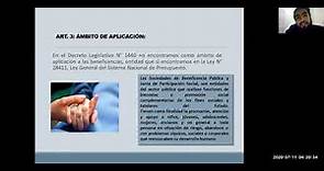 Exposición sobre las principales modificaciones del Decreto Legislativo Nª 1440