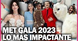 MET Gala 2023: Anne Hathaway, Jared Leto y los looks que rinden homenaje a Karl Lagerfeld #MuchaModa