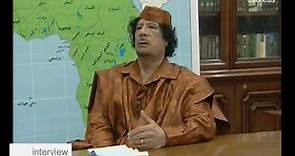 interview - Muammar Gheddafi