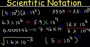 Scientific Notation - Basic Introduction