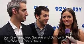 Stars of "The Wonder Years"—Fred Savage, Danica McKellar and Josh Saviano