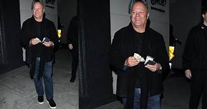 Actor Michael Chiklis and wife Michelle Morán grab dinner at Craig's restaurant in WeHo!