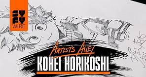 Watch Kohei Horikoshi Sketch | SYFY WIRE