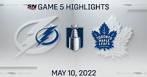 NHL Game 5 Highlights | Lightning vs. Maple Leafs - May 10, 2022