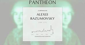 Alexei Razumovsky Biography - Ukrainian-born Russian Registered Cossack