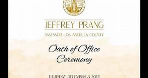 LA County Assessor Jeff Prang's Oath of Office