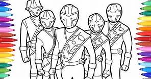Power Rangers Coloring Pages, Power Rangers Coloring Book, Colouring Power Rangers for Kids