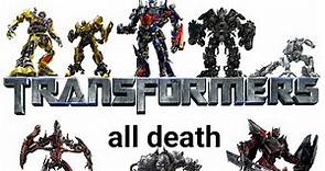 All transformers (original timeline) death