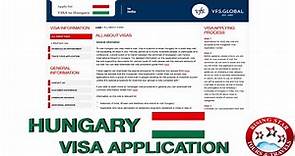 How to Fill Hungary Visa Application Form Online l Step By Step Guide