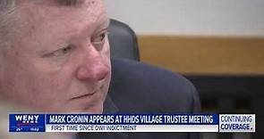 Mark Cronin appears at Horseheads Village trustee meeting for the first time after DWI indictmen...