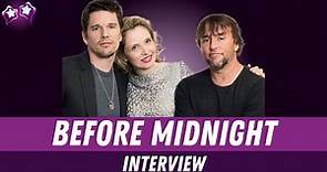 Before Midnight | Richard Linklater, Julie Delpy, Ethan Hawke Interview on Sunrise / Sunset Trilogy