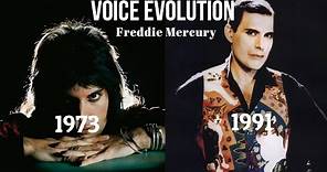 Freddie Mercury's Voice Evolution (1973 - 1991)