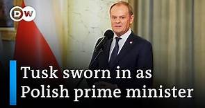 Donald Tusk forms new government in Poland | DW News