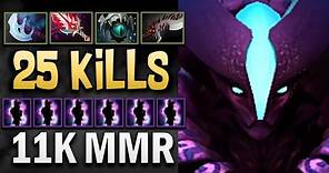 Spectre with 25 Kills and Bloodthorn - Dota 2 Ringmaster