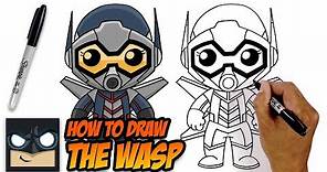 How to Draw Wasp | The Avengers | Step-by-Step Tutorial