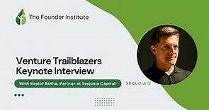 Sequoia Capital's Roelof Botha: Venture Trailblazers Keynote Interview (2 NOV 2022)