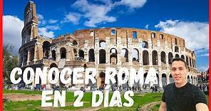 Que ver en ROMA en DOS DIAS / Lugares Imperdibles que debes conocer en Roma