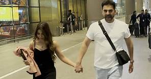 Arbaaz Khan With New Wife Shura Khan Holding Hand Return To Mumbai From Honeymoon