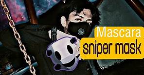 como hacer la mascara de Tenkuu Shinpan Sniper Mask 🎭
