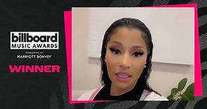 Nicki Minaj Accepts Top Female Rap Artist | Billboard Music Awards 2023