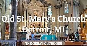 Mass at Old St. Mary's, Detroit (Greektown)