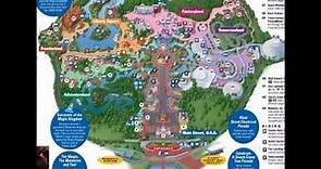 Magic Kingdom Disney World Interactive map