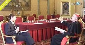 MSCtv, esclusiva intervista al Cardinale Tarcisio Bertone, Segretario di Stato Vaticano