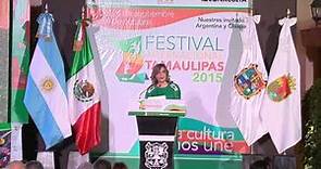 Presenta Egidio Torre Cantú el Festival Internacional Tamaulipas 2015