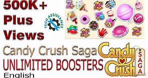 Candy Crush Saga - Top secret trick - unlimited boosters (English)