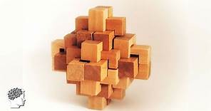 CUBO DESAFIANTE de MADERA 🧠🧩 - 24 piezas - Puzzle Rompecabezas 3D - Puzzle # 25