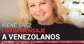 El bonito mensaje que Irene Sáez dejó a los venezolanos