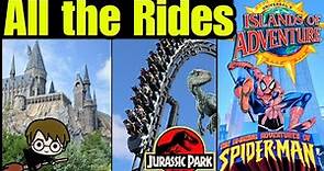 All the Rides at Islands of Adventure with Height Requirements