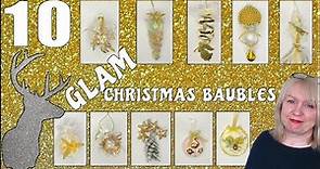 10 Beautiful Christmas baubles High end craft ideas you can make at home