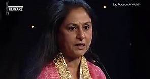 Jaya Bachchan's Lifetime Achievement Award winning speech at the 52nd Filmfare Awards