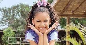Naima Luna, la actriz de ocho años está feliz con su participación en la telenovela Luz de Luna