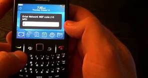 2 ways how to unlock Blackberry Curve 8320 8520 8530 without sim card AT&T Verizon T-mobile Rogers