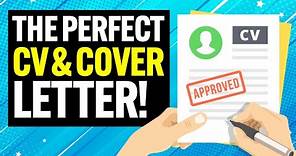 The PERFECT CV & COVER LETTER for all JOB ROLES! (How to WRITE a WINNING CV!)