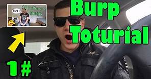 How to Burp Loud Easy Burp Tutorial Air Swallowing